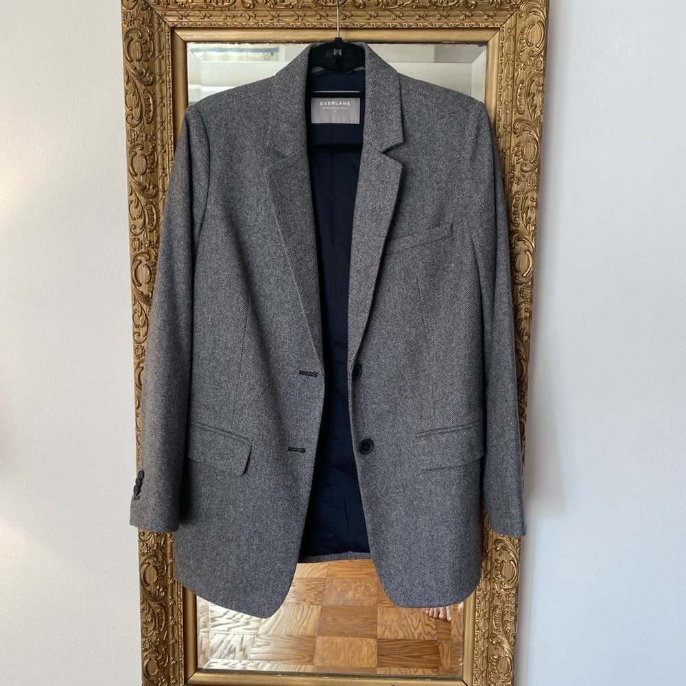 Everlane Oversize Single-Breasted Wool Blazer